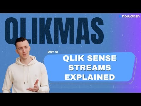 What are streams in Qlik Sense?