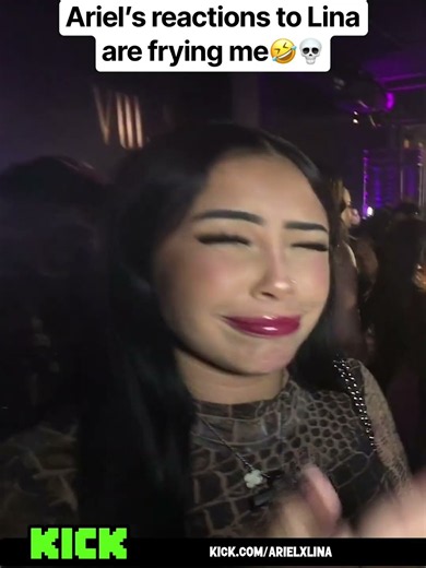The way Ariell Marrie reacts to Lina Sara is frying me #ariellmarrie #arielxlina #linasara