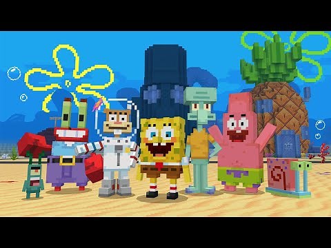 Minecraft Spongebob DLC: "The Best Day Ever!!" (FULL GAME Playthrough!)