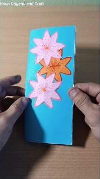 DIY Pop-Up Card Tutorial | Easy 3D Handmade Greeting Card #diy #paper #flowers #craft #handmade
