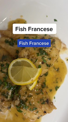 Grab some cod from your local fish market and try my version of Fish Francese. A great dish for a family dinner or dinner party! #fish #cod #lemonfishfillet #easyfishrecipe #fishrecipe