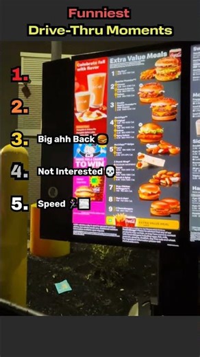 Ranking the Top 5 Funniest Drive-Thru Moments 🚗😂 #funny #top5 #trending #funnyvideos #viralvideo