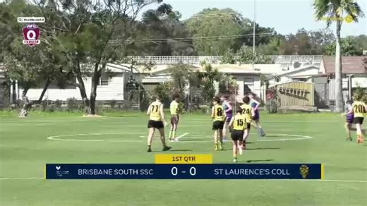 Replay: Brisbane South SSC v St Laurence’s College (Junior male) – AFL Queensland Schools Cup SEQ semi-finals