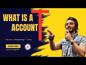 What is a T Account A to Z with Examples! #taccount #accountingpro