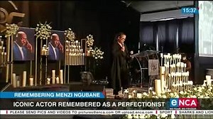 A memorial service for the late Menzi Ngubane is being held on Thursday in Sandton, north of Johannesburg. He is remembered as a man who paid attention to detail. #DStv403 #RIPMenziNgubane. | eNCAnews