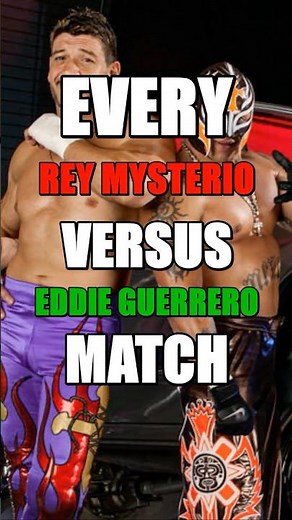 Every Rey Mysterio vs Eddie Guerrero Match #reymysterio #eddieguerrero #WWE