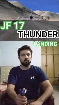 Landing the JF17 Thunder At GILGIT|FSX#f16v #aviation #fsx #warthunder #militaryweapon #dcs