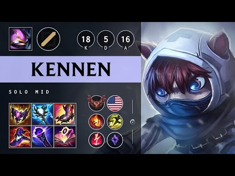 Kennen Mid vs Vex - NA Grandmaster Patch 25.08