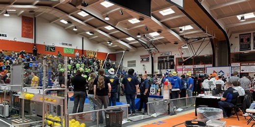 UP robotics teams compete for Michigan FIRST Robotics state finals