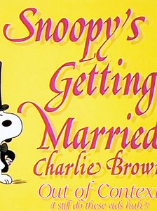La boda de Genevieve y Snoopy en Peanuts