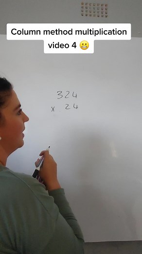 Column method multiplication (video 4) #classroom #teacher #students #CAPS #curriculum #mathematics #explain #multiplication #southafrica #follower🥺❤️