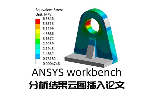 论文插图用ANSYS workbench分析结果云图的制作