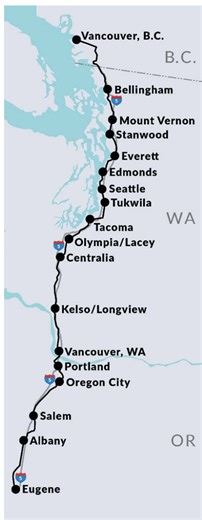 Amtrak Cascades’ Potential