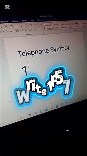 How To Insert Telephone Symbol in Ms Word📞👍✅✅💯💯 #msword #mswordforbeginners #symbols