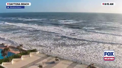 Watch: Time lapse video shows King Tide in Daytona Beach