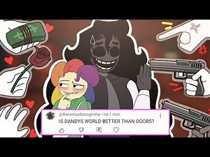 🚪DANDY'S WORLD AND DOORS Answer strange questions 🚪- Doors Animation - haters and fas