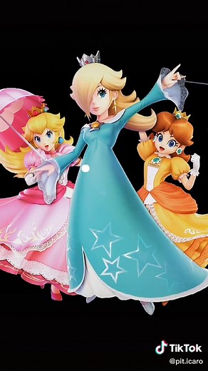 Princess Peach, Daisy, and Rosalina: A Comparison