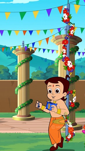 Holi Hain!😃😃 #Holi #HappyHoli #FestivalofColors #Holi2024 #Festival #Dholakpur #ChhotaBheem | Chhota Bheem