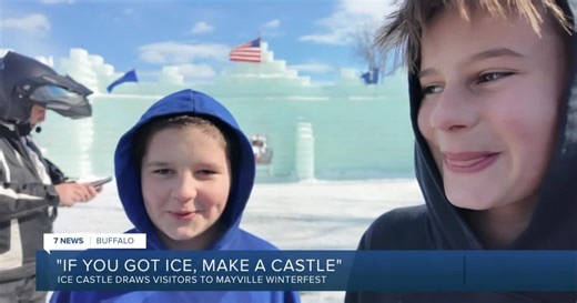 Plenty of ice this winter for Mayville Winterfest's ice castle