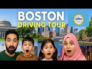 Boston 4K UHD Driving Tour | MIT, Harvard, Downtown & Harbor | Scenic City Drive