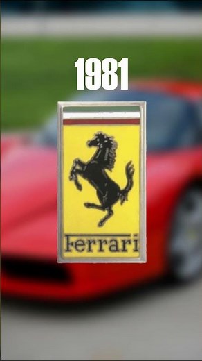 Ferrari Logo Evolution 1923-2010 #ferrari #evolution