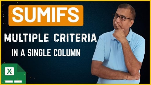 Mastering SUMIFS in Excel for Accurate Reporting | EXCELSIRJI posted on the topic | LinkedIn