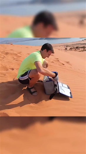 Why Does Dry Ice Hover on Sand?