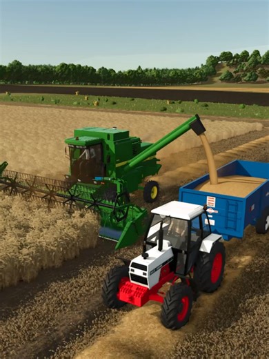 Old School Farming with John Deere and Claas