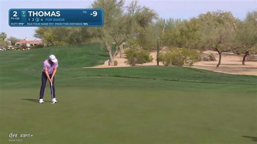 Justin Thomas | Round 4 | 2nd hole | Shot 3 | 2025 WM Phoenix Open