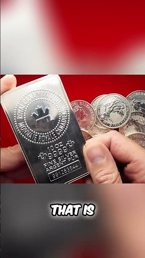 10oz Silver Bar: Unlocking Hidden Value & Savings #shorts