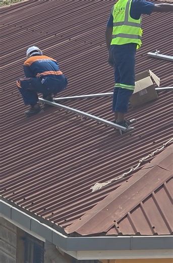 Doing what we know best solar installation at school in Kiambu County #fyp #foryou #kenyantiktok🇰🇪 #foryoupage #solar