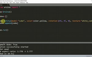 Ursina引擎– 3D Python游戏引擎教程：＃06，使立方体的纹理更加丰富多彩