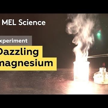 Blinding flash of magnesium in water vapor ("Dazzling Flame" experiment)