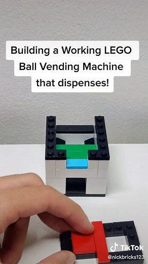 Lego Vending Machine Dispensing 3 Marbles