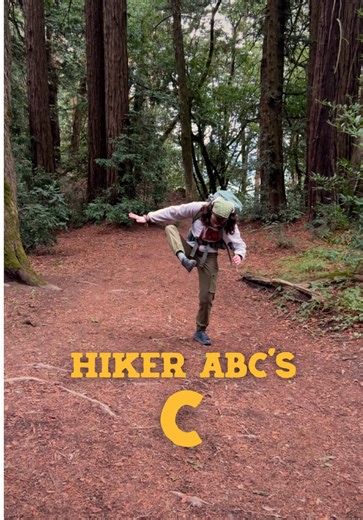 C stands for.... cat hole! essentially, a cat hole is a hole you dig to poop in so that you comply with Leave No Trace principles. i debated doing cat hole for the letter C for a while, because it's obviously an... interesting conversation to have, but i thought that since we keep it so real here in the pepper zone (i do be keepin' it real all the darn time), that this would be informative for those who have wondered how to handle when nature calls... in nature. happy steppin'! #hikerabcs #trail