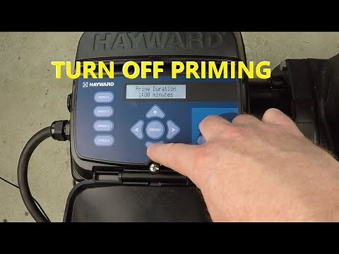 How To Turn Off Priming Cycle On Hayward Super Pump VS