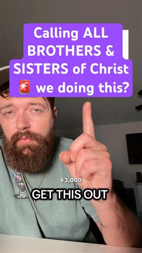 Calling ALL BROTHERS & SISTERS of Christ 🚨 we doing this?