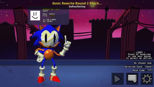 Sonic Rewrite Round 2 Psych Online Skin Pack Mod for Friday Night Funkin' | FNF Mods