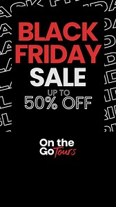 1.9K views |  BLACK FRIDAY ALERT!  Explore with expert guides & save big - Book now and discover the wonders you've been dreaming of! | On The Go Tours | Facebook