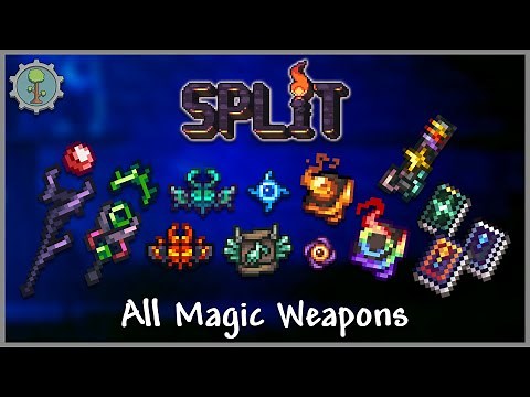 Terraria Split Mod - All Magic Weapons
