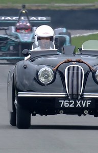 David Gandy on Instagram: "I finally get to race @jaguarracing driver @mitchevans_ . In a demonstration of the heritage and evolution of @jaguaruk racing cars, i take on a @karunchandhok in a #jaguaripace and @fiaformulae Jaguar i-type2 at the @goodwoodrrc track as part of #goodwoodspeedweek"