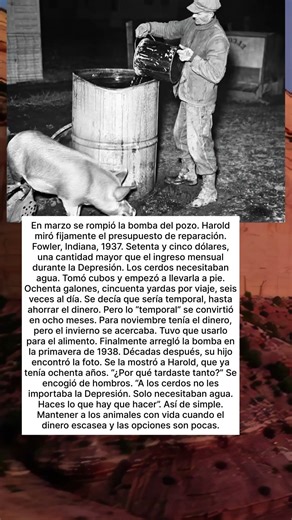 Una bomba rota y ocho meses de lucha durante la Depresión