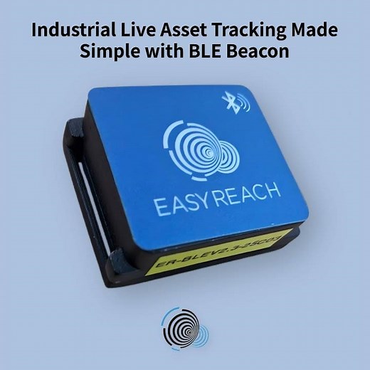 EasyReach smart BLE Beacon : Track Industrial Assets & Personnel - Made in India