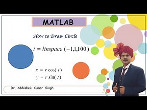 Drawing Circle in Matlab