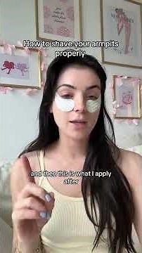 How to shave your armpits properly and how to lighten your armpits! In case no one ever taught you