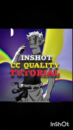 INSHOT CC QUALITY TUTO 🔥💀. #edit #tutorial #ronaldo #inshotediting #viralvideo