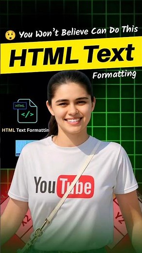 😲 Surprising HTML Text Formatting Tricks | Beginner’s Guide 🚀 #shorts