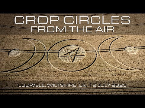 Crop Circle | 12 July 2025 | Ludwell, Wiltshire | Crop Circles From The Air
