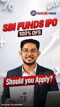 SBI Mutual Fund IPO - ₹9,813 Cr Upcoming IPO Opens 14 -16 July #sbipo #sbimutualfund