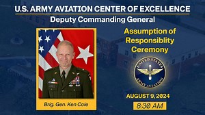 USAACE DCG Assumption of Responsibility Ceremony